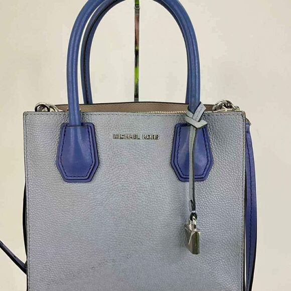 MICHAEL Kors MK Designer Studio Mercer Blue White Crossbody Bag Purse Handbag - Picture 1 of 9